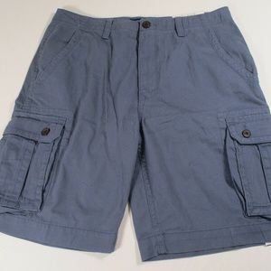 Arizona Men 36 Blue Cargo Shorts Classic Fit NWT